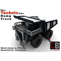 Rebrickable MOC-29973 Mining dump trucks