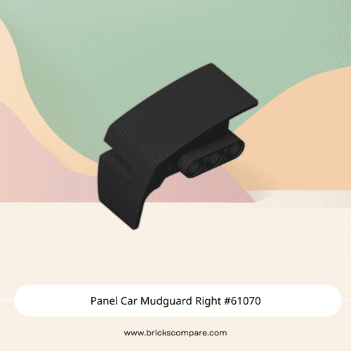 Panel Car Mudguard Right #61070 - 26-Black