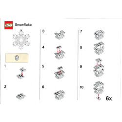Lego 6349566 Christmas: Snowflakes