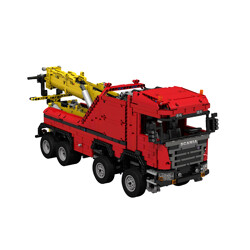 Rebrickable MOC-0583 Scania 8X8 Extreme Tow Truck