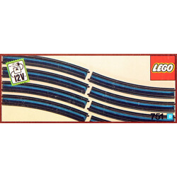 Lego 751 8 Curved 12V Conducting Rails