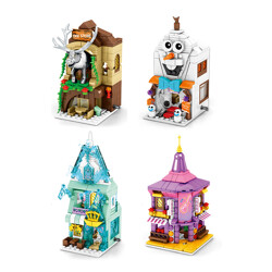 SY SY1526C Ice And Snow Street View Snow Castle 4 in 1