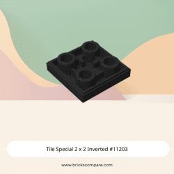 Tile Special 2 x 2 Inverted #11203 - 26-Black