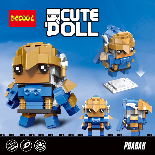 DECOOL / JiSi 6849 Watchman Brick Headz: Eagles of Pharaohs Emmalee