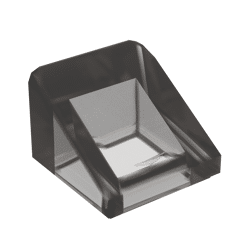 Slope 30 1 x 1 x 2/3 (Cheese Slope) #50746 - 111-Trans-Black