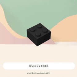 Brick 2 x 2 #3003 - 26-Black