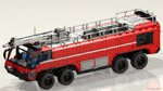 Rebrickable MOC-4446 Airport rescue vehicles