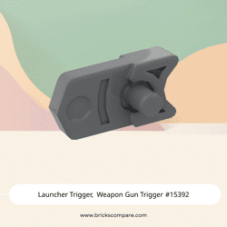 Launcher Trigger, Weapon Gun Trigger #15392 - 199-Dark Bluish Gray