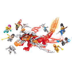 SY SY1480 League of Legends: Synthetic Dragon 8 minifigure combinations