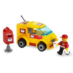 Lego 7731 Freight: Postal Car