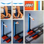 Lego 156 2 Signals with Automatic Stop / Go Attachment