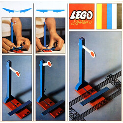 Lego 156 2 Signals with Automatic Stop / Go Attachment