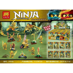 LELE 31019 Golden Ninja Mana, eight-pack.