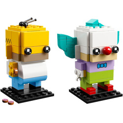 Lego 41632 Brick Headz: Homer Simpson and Christie Clown