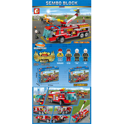 SEMBO 603039 Fire Front Line: Airport Fire Engines
