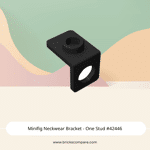 Minifig Neckwear Bracket - One Stud #42446 - 26-Black