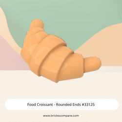 Food Croissant - Rounded Ends #33125 - 312-Medium Dark Flesh