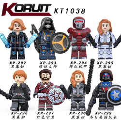 KORUIT KT1038 8 Minifigures: Black Widow