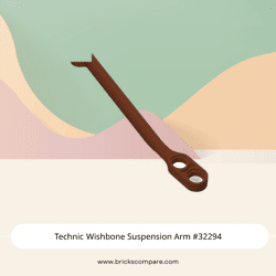 Technic Wishbone Suspension Arm #32294  - 192-Reddish Brown