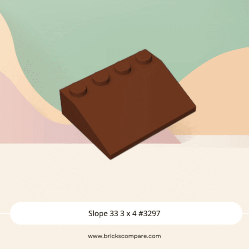 Slope 33 3 x 4 #3297 - 192-Reddish Brown
