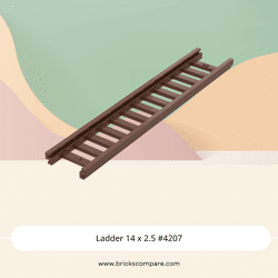 Ladder 14 x 2.5 #4207 - 192-Reddish Brown