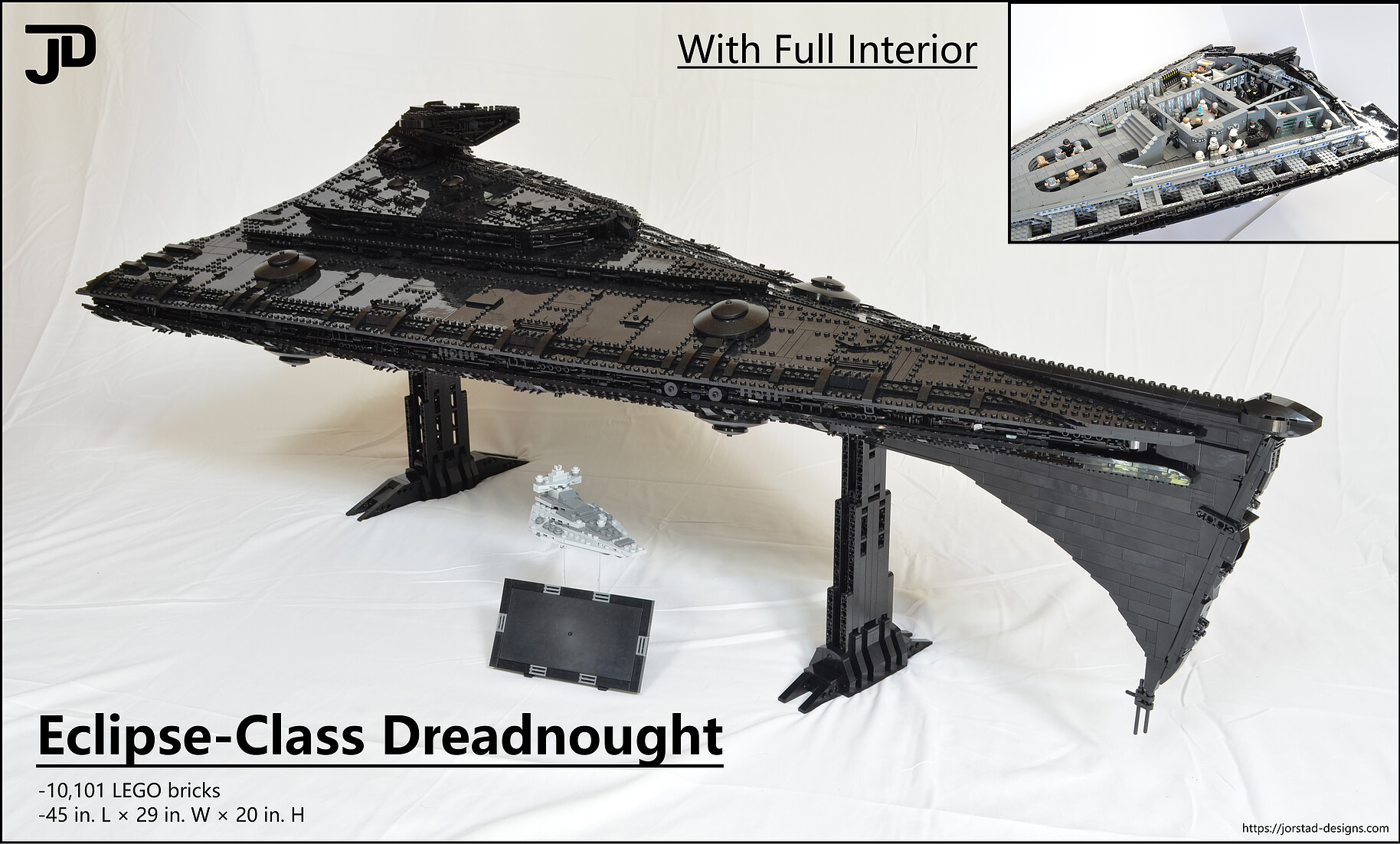 MOULDKING 21004 UCS Solar Eclipse Class Intrepid Ship