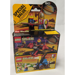 Lego 1843 Spaceship, castle catapult
