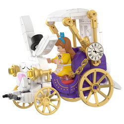 SEMBO 506177 Fairytale Town Car: Rabbit Vintage Car Little Alice