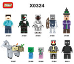 XINH 1807 10 minifigures: Minecraft