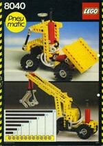 Lego 8040 Pneumatic general assembly