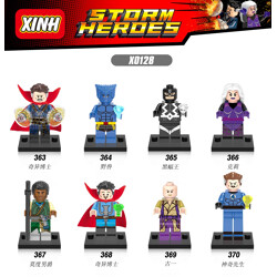 XINH 364 8 minifigures: Super Heroes