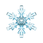 Snow Flake  4 x  4 #42409 - 42-Trans-Light Blue