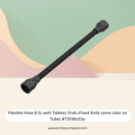 Flexible Hose 8.5L with Tabless Ends (Fixed Ends same color as Tube) #73590c03a - 26-Black