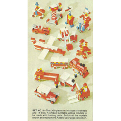 Lego 8-4 Promotional Basic Set No. 8 (Kraft Velveeta)