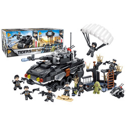 PANLOSBRICK 630002 Special Warfare Flying Tiger: 8 Small Scenes Armored Vehicles