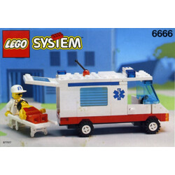 Lego 6666 Medical: Ambulance