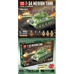 QUANGUAN 100063 T-34 Medium Tank