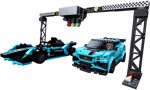 Lego 76898 Panasonic Jaguar Racing Cars Team Formula E GEN2 and Jaguar I-PACE eTROPHY