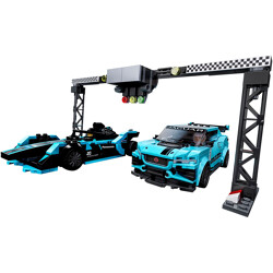Lego 76898 Panasonic Jaguar Racing Cars Team Formula E GEN2 and Jaguar I-PACE eTROPHY