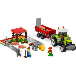 Lego 7684 Farm: Pig farm and tractor