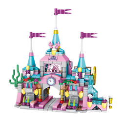 PANLOSBRICK 633012 Happy Castle, Princess Of two changes 12in1