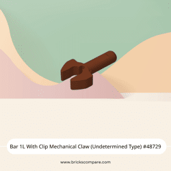 Bar 1L With Clip Mechanical Claw (Undetermined Type) #48729 - 192-Reddish Brown