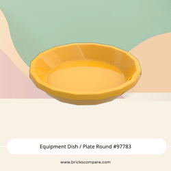 Equipment Dish / Plate Round #97783 - 191-Bright Light Orange