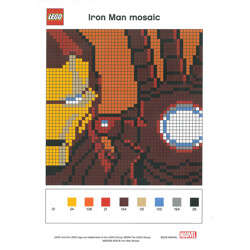 Lego 6250093 Iron Man Mosaic Painting