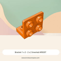 Bracket 1 x 2 - 2 x 2 Inverted #99207  - 106-Orange