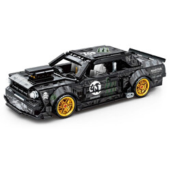 SY 8406 Mechanical Madness: Ford Mustang Hoonicorn Pull Back