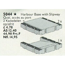 Lego 5044 Harbour Base with Slipway