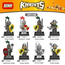 XINH X0148 8 Minifigures: Knights