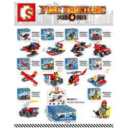 SEMBO 603046-9 Fire Front: Fire boats and helicopters, heavy fire engines 10