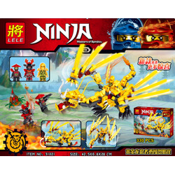 LELE 31021 Golden Dragon Ninja Bravely Breaks Into The Cliffs of Fire